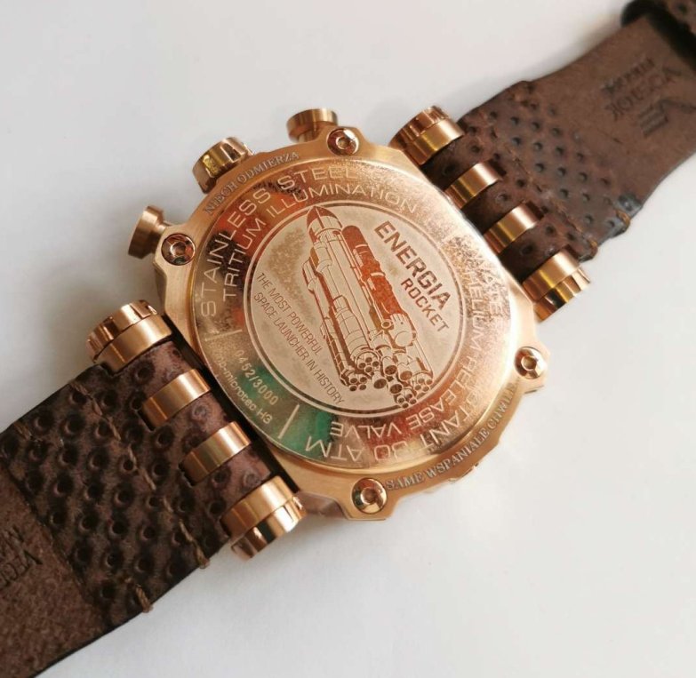 Grawer na zegarku Vostok Europe Energia