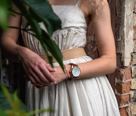 Zegarek Damski Vostok Europe Vilnele VS42-125B754BM - z diamentami - Zestaw