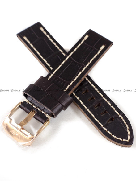 Pasek skórzany do zegarka Vostok Europe Space Race 6S21-325B668 - 22 mm