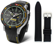 Vostok Europe Batiscafos Automatic NH35A-511E767S Zegarek Męski - Zestaw