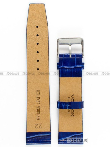 Pasek skórzany do zegarka Vostok Europe Gaz-14 Dual Time 2426-5601057 - 22 mm