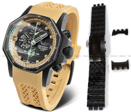 Zegarek Męski Vostok Europe Atomic Age Oppenheimer YM86-640C697B - Zestaw