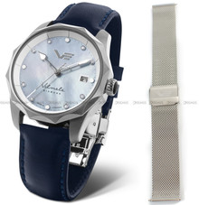 Zegarek Damski Vostok Europe Vilnele VS42-125A755BM - z diamentami - Zestaw