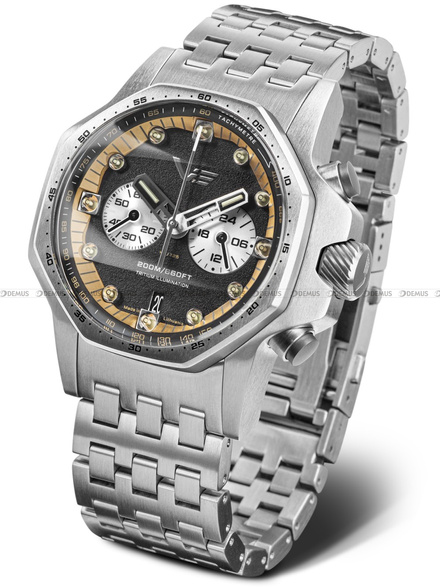 Zegarek Męski Vostok Europe Atomic Age Sakharov VK64-640A698B - Zestaw