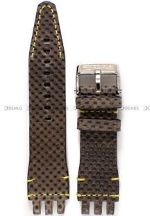 Pasek skórzany do zegarka Vostok Europe Energia NH35A-575O286 - 20 mm brązowy