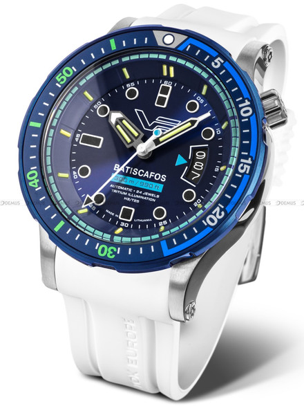 Vostok Europe Batiscafos Automatic NH35A-511E768S Zegarek Męski - Zestaw