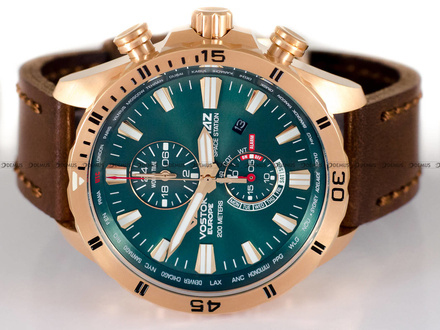 Zegarek Męski Vostok Europe Almaz YM8J-320B656B - Zestaw