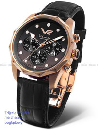 Pasek skórzany do zegarka Vostok Europe Vilnele JS20-125B751 - 20 mm