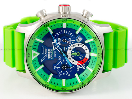 Vostok Europe EXPEDITION NORTH POLE - Polar Spruce VR42-595A733 Zegarek Męski - Dodatkowy pasek w zestawie