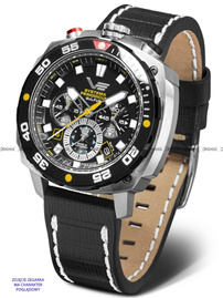 Pasek skórzany do zegarka Vostok Europe Systema Periodicum VK67-650E725 - 24 mm