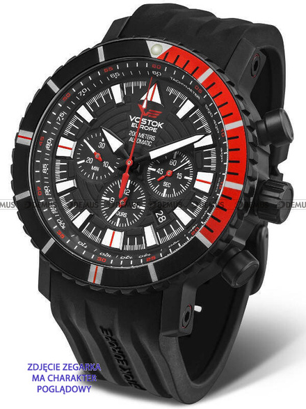 Pasek silikonowy do zegarka Vostok Europe Mriya - 24 mm