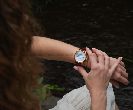 Zegarek Damski Vostok Europe Vilnele VS42-125B754BM - z diamentami - Zestaw