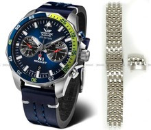 Vostok Europe N1 Rocket 6S21-225A708B2 Zegarek Męski - Zestaw
