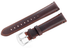 Pasek skórzany brązowy do zegarka Vostok Europe N-1 Rocket NH35A-125A749 - 20 mm
