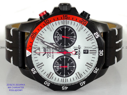 Pasek skórzany do zegarka Vostok Europe N-1 Rocket 6S21-225C620 - 22 mm