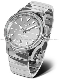 Vostok Europe Expedition Glacier 592A784BS2 Zegarek Męski - Limitowana Edycja - w zestawie silikonowy pasek luminescencyjny, świecący w nocy