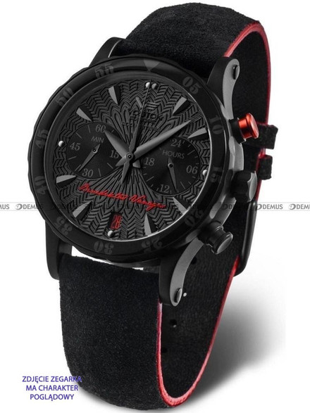 Pasek skórzany do zegarka Vostok Europe Undine VK64-515C395 - 20 mm