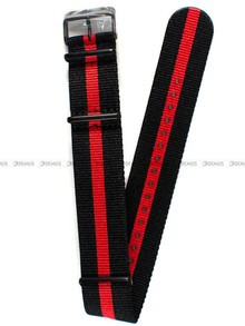 Pasek nylonowy do zegarka Vostok Lunokhod NH35A-6204208 - 25 mm czarny