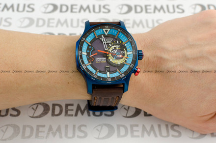 Vostok Europe EXPEDITION NORTH POLE - POLAR DAY VS57-595D736S2 Zegarek Męski - Zestaw z luminescencyjnym silikonowym paskiem