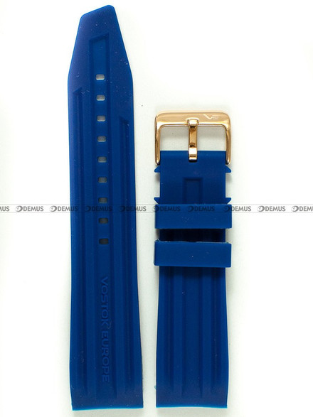 Pasek silikonowy do zegarka Vostok Europe Mriya NH35A-5559232 - 24 mm