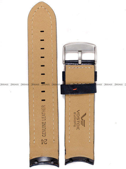 Pasek skórzany do zegarka Vostok Europe Anchar - 24 mm