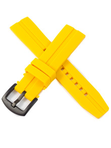 Żółty pasek silikonowy do zegarka Vostok Europe Expedition South Pole VR42-592C763 - 22 mm