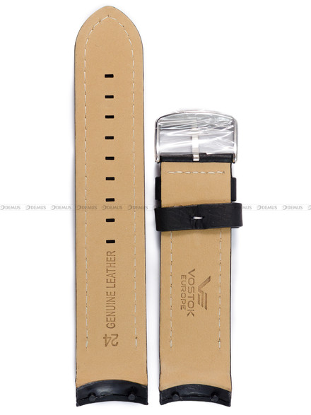 Pasek skórzany do zegarka Vostok Europe Anchar 6S21-510A584 - 24 mm