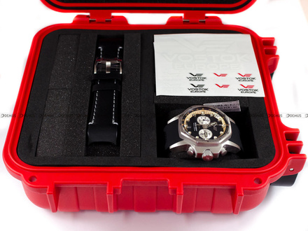 Zegarek Męski Vostok Europe Atomic Age Sakharov VK64-640A698B - Zestaw