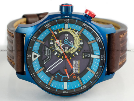 Vostok Europe EXPEDITION NORTH POLE - POLAR DAY VS57-595D736S2 Zegarek Męski - Zestaw z luminescencyjnym silikonowym paskiem