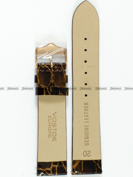 Pasek skórzany do zegarka Vostok Europe Rocket N-1 Lady YT57-2239164 - 20 mm