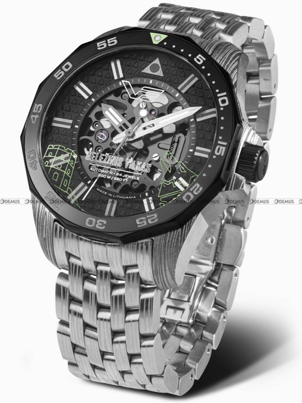 Zegarek Męski Vostok Europe Geležinis Vilkas "Iron Wolf" NH72-225E764B - Limitowana Edycja