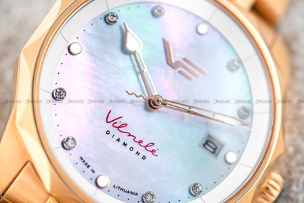 Zegarek Damski Vostok Europe Vilnele VS42-125B754BM - z diamentami - Zestaw