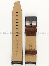 Pasek skórzany do zegarka Vostok Mriya - 24 mm brązowy